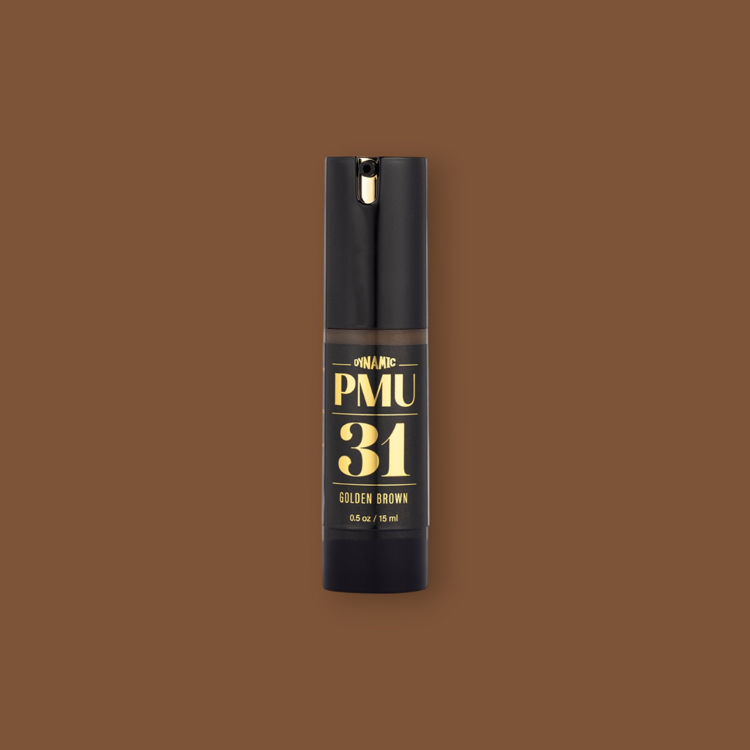 Pigmento Dynamic PMU 31 Golden Brown Marrone dorato caldo per trucco permanente sopracciglia