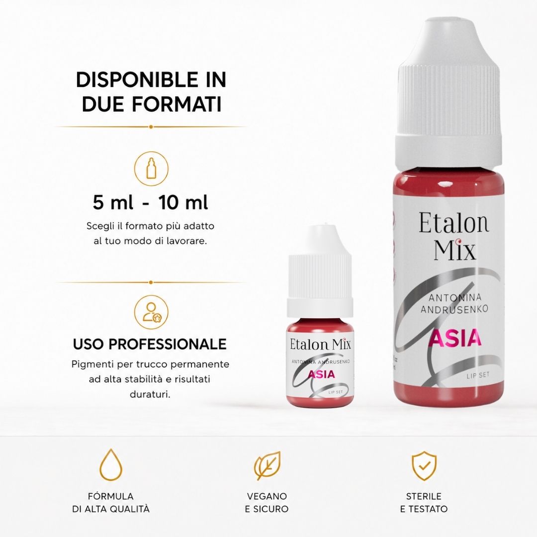 Etalon Mix Asia Lip Set disponibile in formato 5 ml e 10 ml