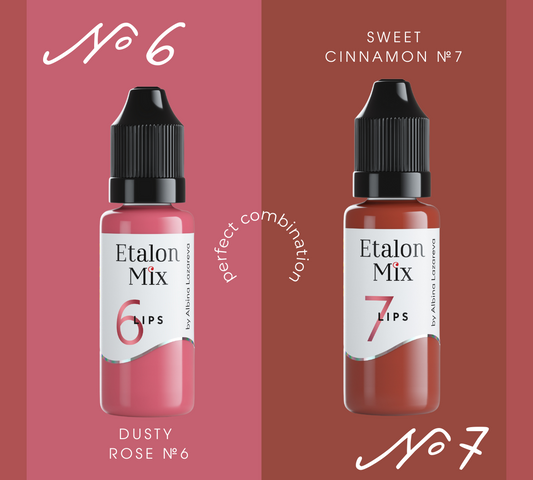 PIGMENTO TRUCCO PERMANENTE LABBRA ETALON MIX - 7 SWEET CINNAMON - PMU TREND SHOP