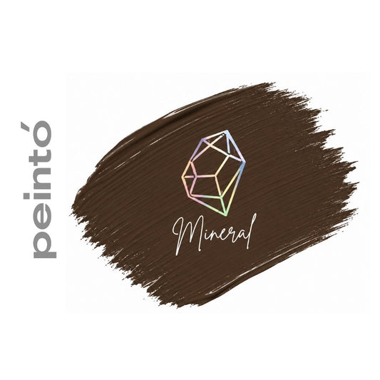 Swatch PeintĂł M2 Dark Blond, pigmento minerale PMU per sopracciglia.