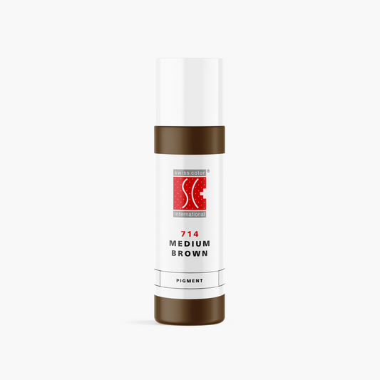 Pigmenti PMU Swiss Color Trucco Permanente Sopracciglia Ibridi Medium Brown