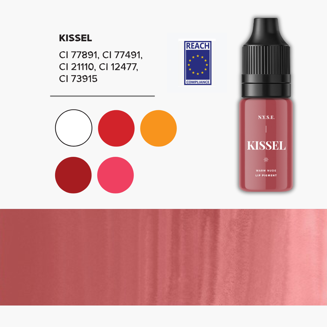 Pigmento PMU NYSE KISSEL – Beige Nude Caldo Labbra