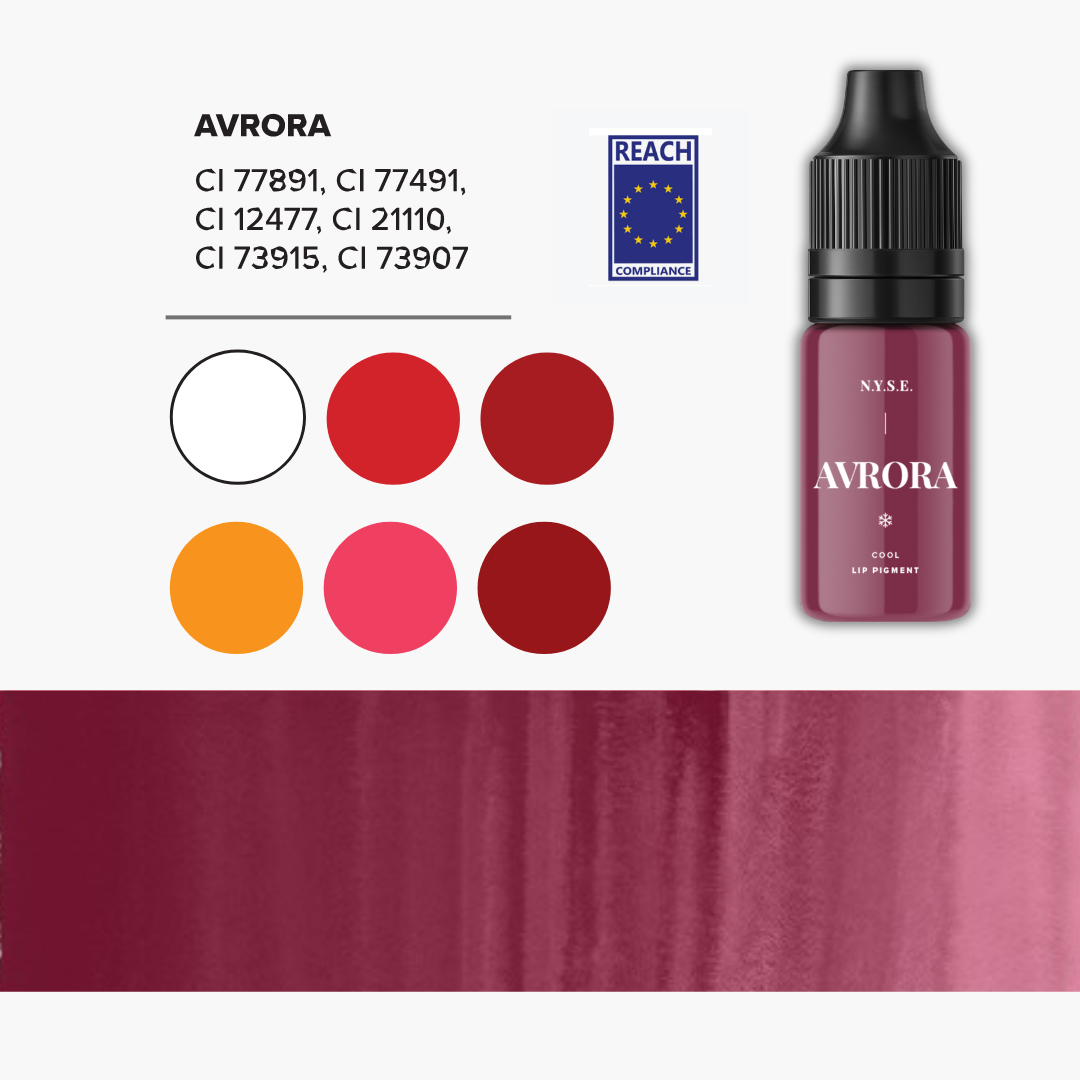 Pigmento PMU NYSE AVRORA – Viola Bordeaux Freddo Intenso