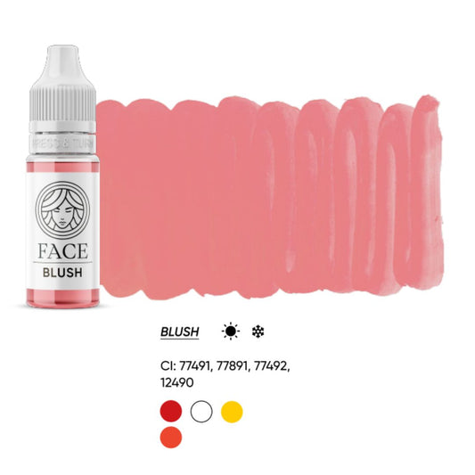 Pigmento PMU BLUSH rosa nude neutro universale per labbra inci