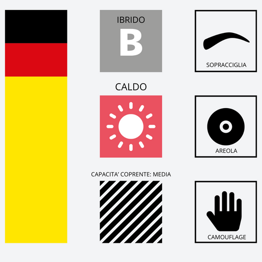 202 OLIVE BROWN - PIGMENTO TRUCCO PERMANENTE SOPRACCIGLIA - PMU TREND SHOP