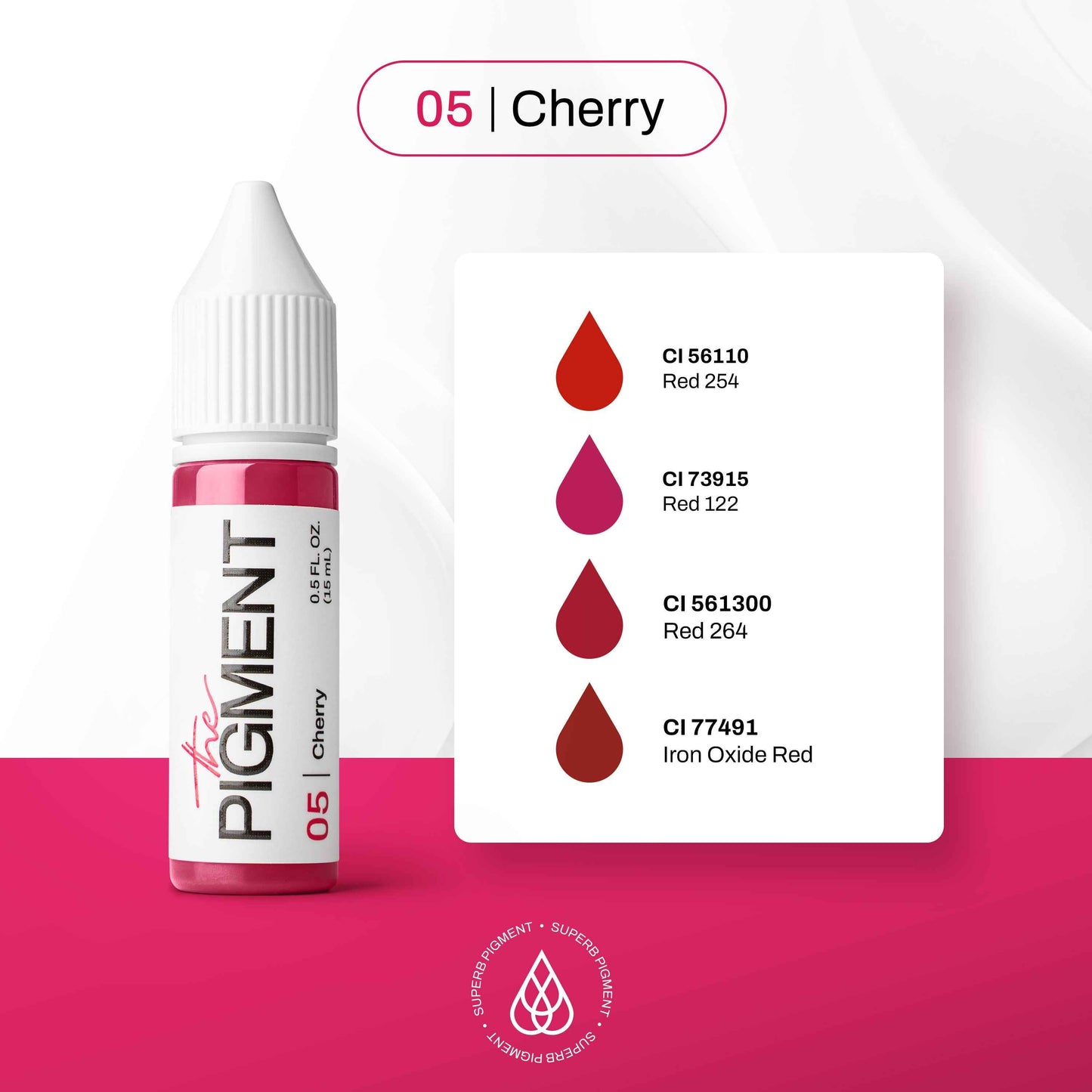 The Pigment 05 Cherry – Pigmento Labbra PMU 15 ml
