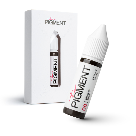 The Pigment Medium Brown 06 pigmento PMU sopracciglia – flacone professionale 15 ml