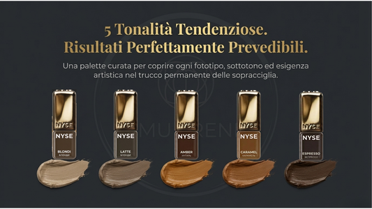 NYSE pigmenti sopracciglia ibridi guida alla serie Gold Brow