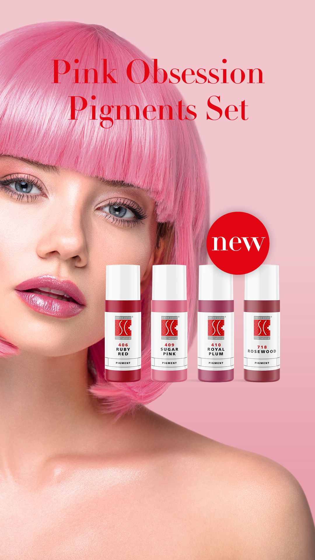 Swiss Color 4 nuovi colori labbra super tendenza per PMU