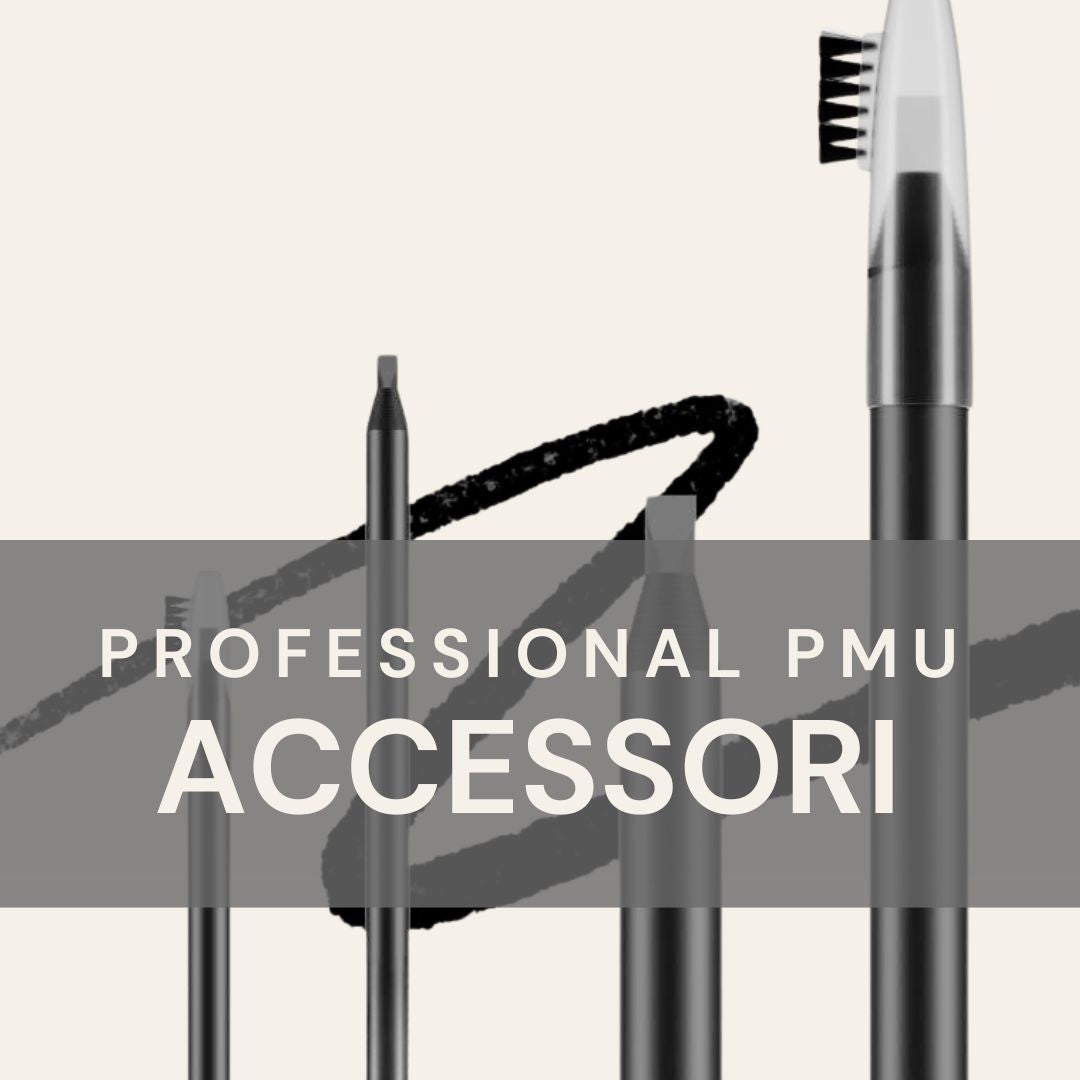 Accessori PMU professionali per trucco permanente, strumenti e consumabili per postazione ordinata, igiene e lavoro preciso