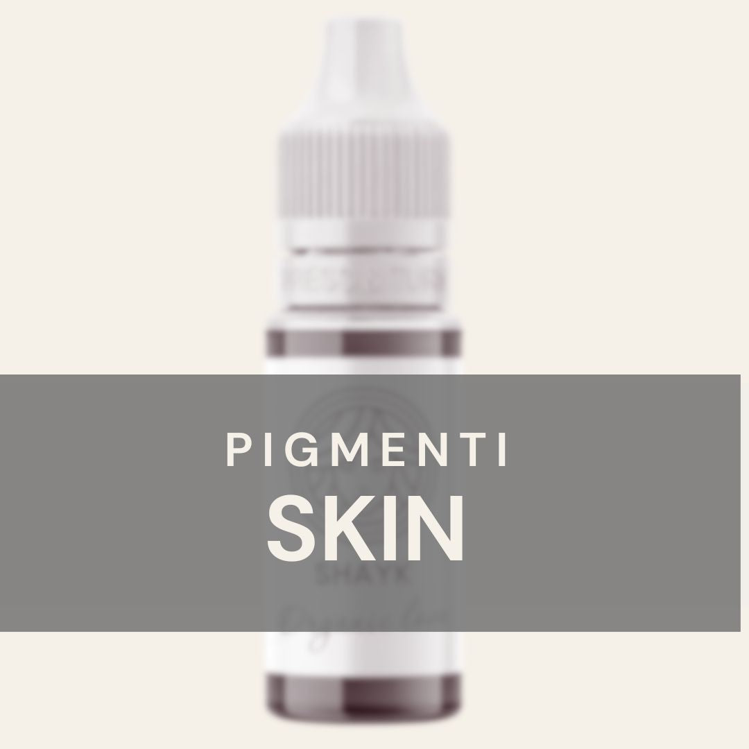 Pigmenti PMU skin professionali per trucco permanente e paramedicale, camouflage e areola con resa uniforme e naturale