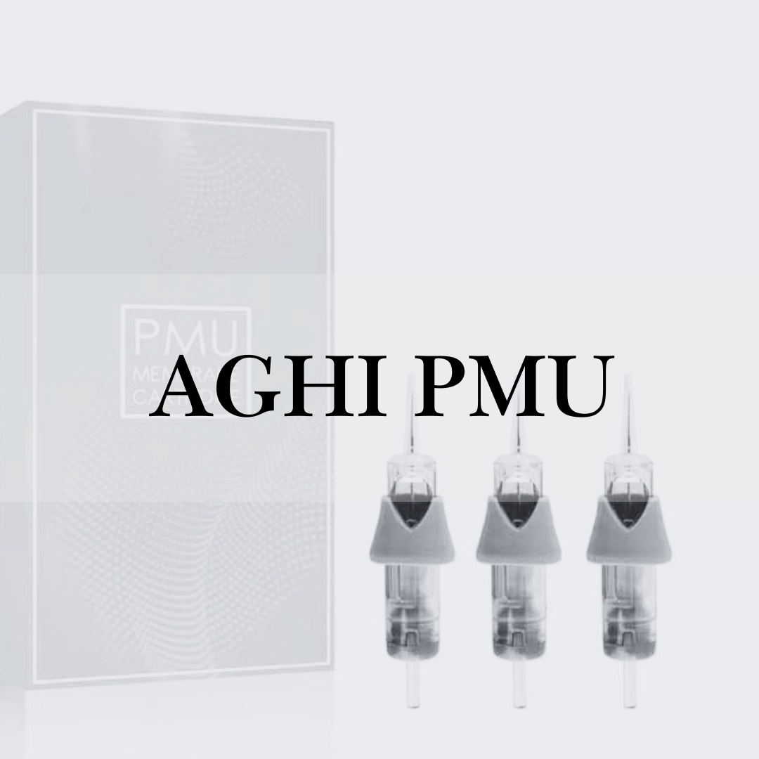 Aghi e cartucce PMU professionali per trucco permanente: selezione PMU Trend per sopracciglia, labbra e occhi