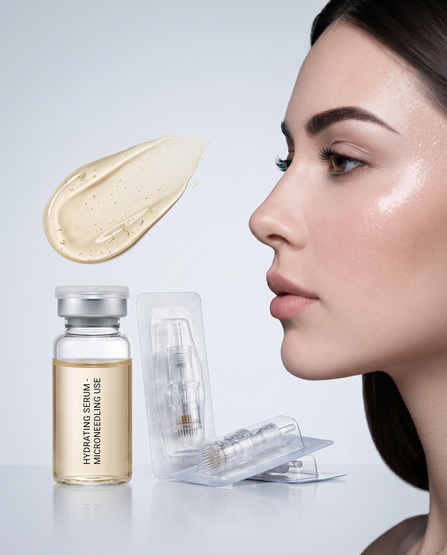 Prodotti e sieri Microneedling professionale per glow skin, idratazione profonda e trattamento viso rigenerante