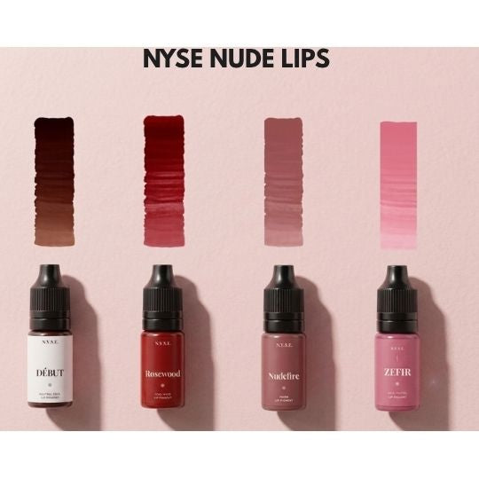 NYSE Kit Nude Lips – Début, Nudefir, Rosewood, Zefir - REACH