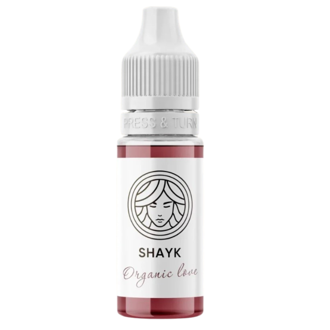 Pigmento PMU organico FACE SHAYK rosa rosso freddo intenso per labbra