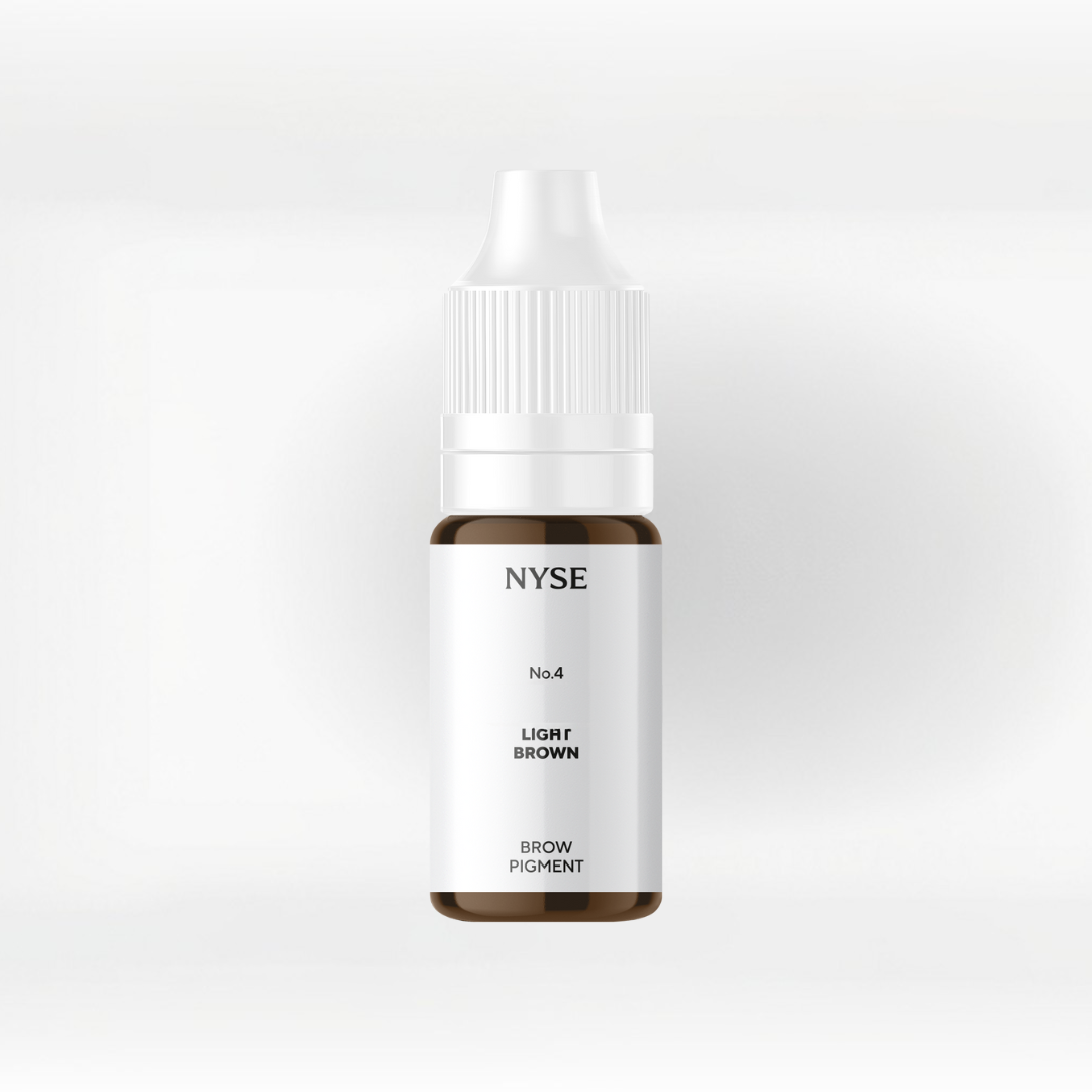 Pigmento PMU minerale sopracciglia brown freddo chiaro per bionde