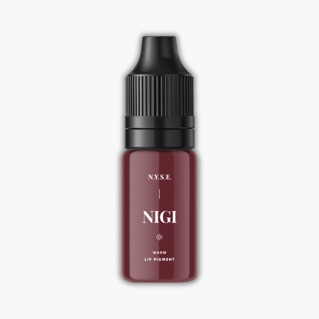 Pigmento PMU NYSE NIGI colore viola caldo naturale per labbra