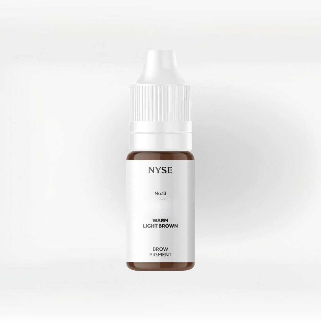 Pigmento PMU minerale sopracciglia biondo chiaro caldo per bionde