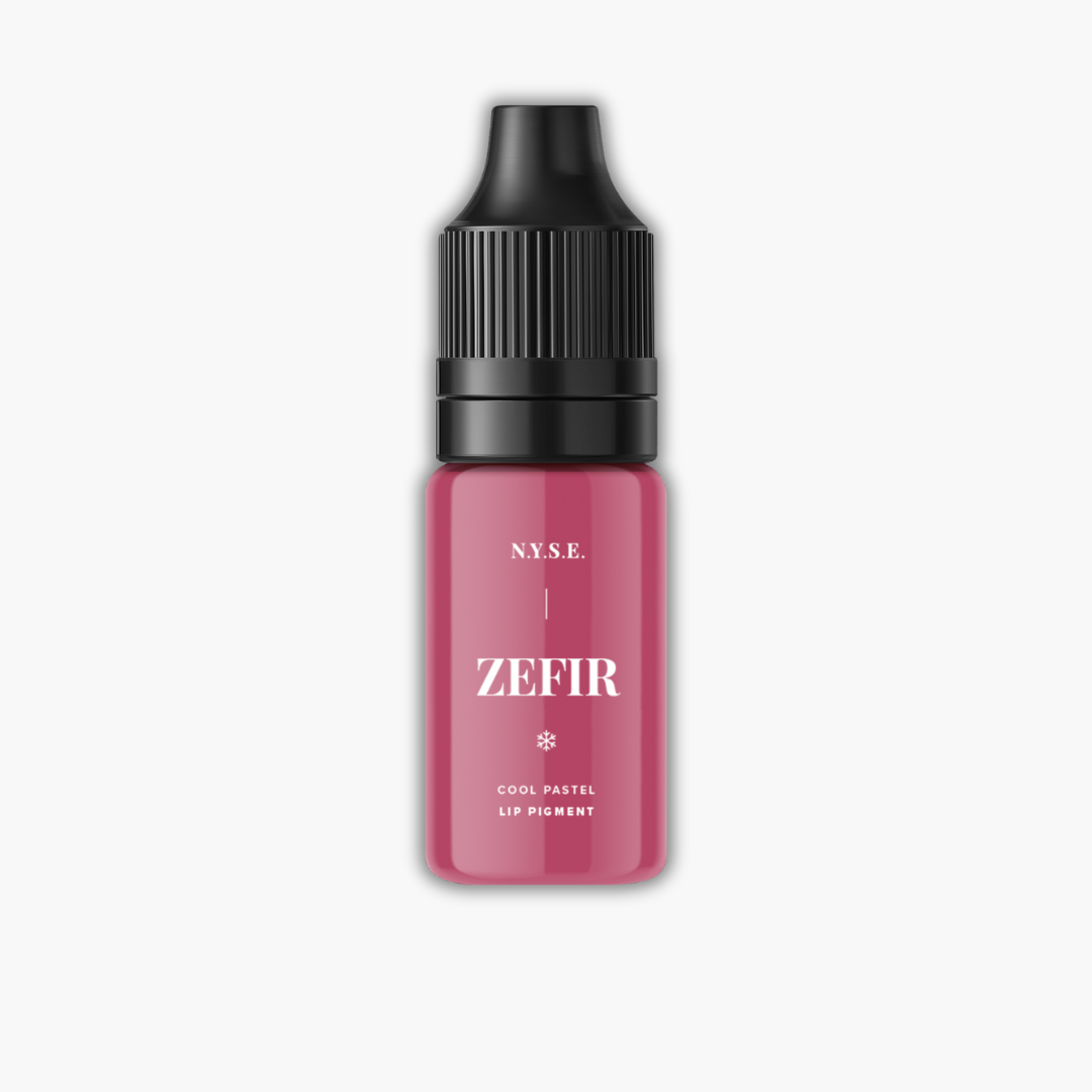 Pigmento PMU NYSE ZEFIR colore rosa pastello freddo per labbra