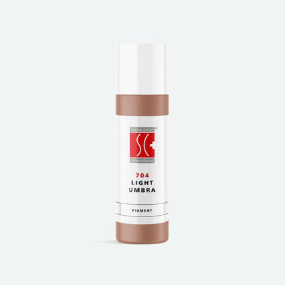 Pigmento PMU Swiss Color Light Umbra rosa polveroso caldo per labbra, areola e camouflage