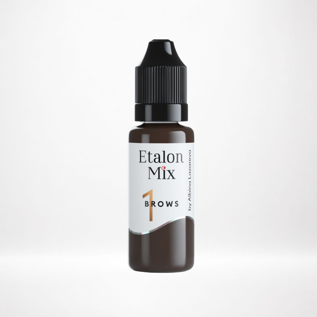 Flacone Etalon Mix Hazelnut N°1 pigmento PMU sopracciglia
