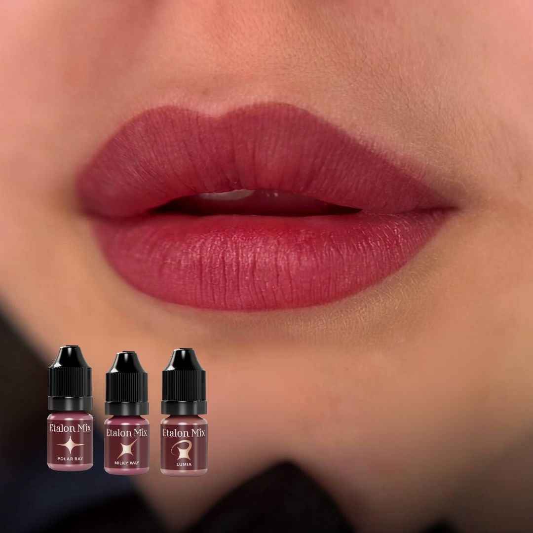 Etalon Mix Polar Ray – Pigmento PMU labbra dusty rose freddo ibrido