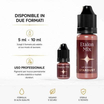 Etalon Mix Stardust – Pigmento PMU labbra beige nude neutro minerale