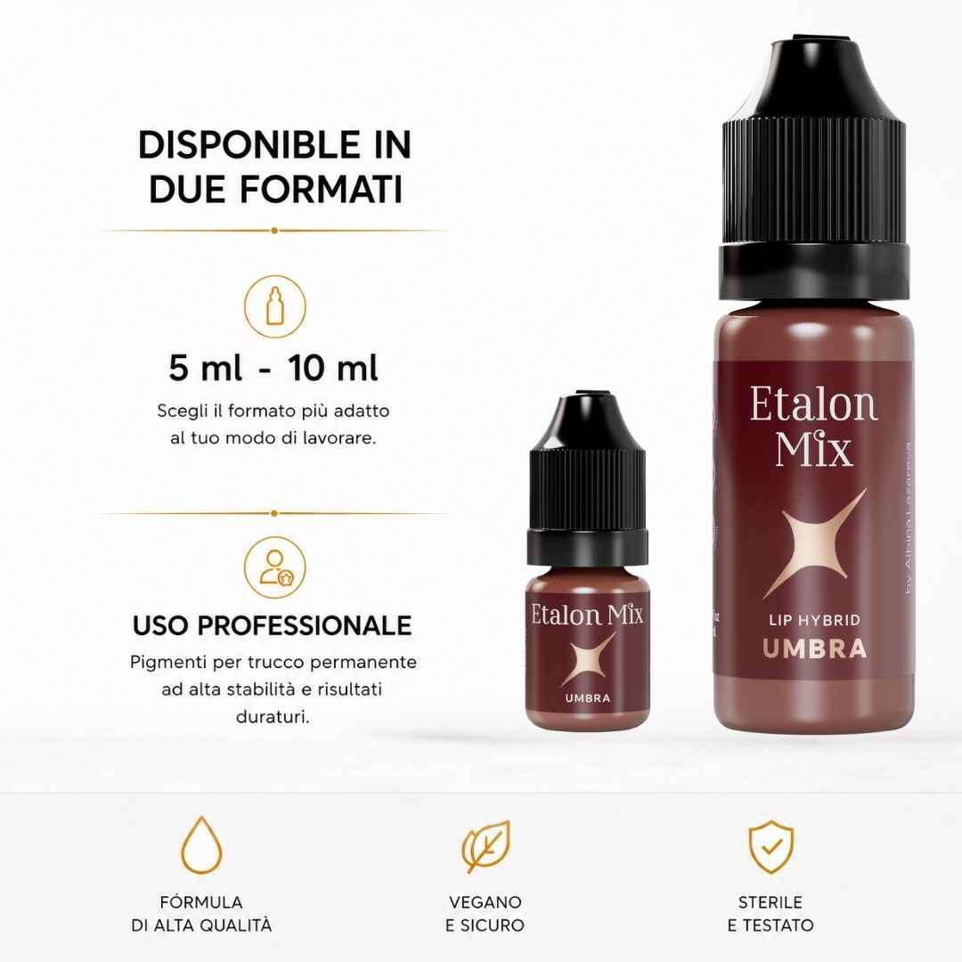 Etalon Mix Umbra – Pigmento PMU labbra marrone scuro freddo