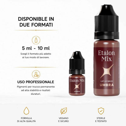 Etalon Mix Umbra – Pigmento PMU labbra marrone scuro freddo