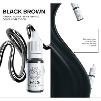 FACE Black Brown – Correttore Marrone Nero Freddo (6 ml / 12 ml)