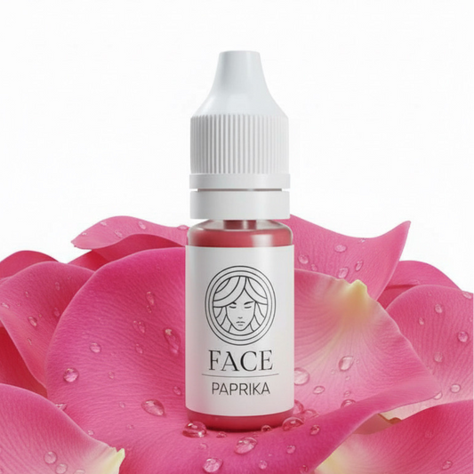 Pigmento labbra PMU FACE PAPRIKA rosso-rosa caldo intenso per carnagioni medio-scure e scure