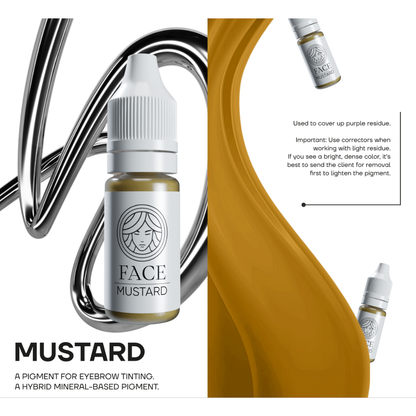 FACE Mustard – Correttore Giallo Caldo per Sopracciglia – 6 ml / 12 ml