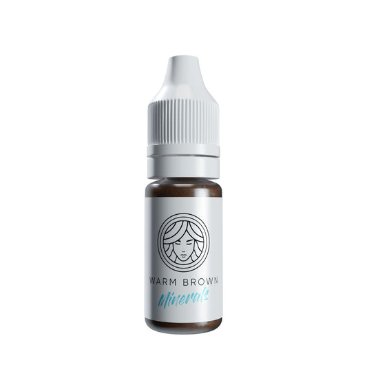 Face pigmento PMU Trucco Permanente Minerale Warm Brown per sopracciglia