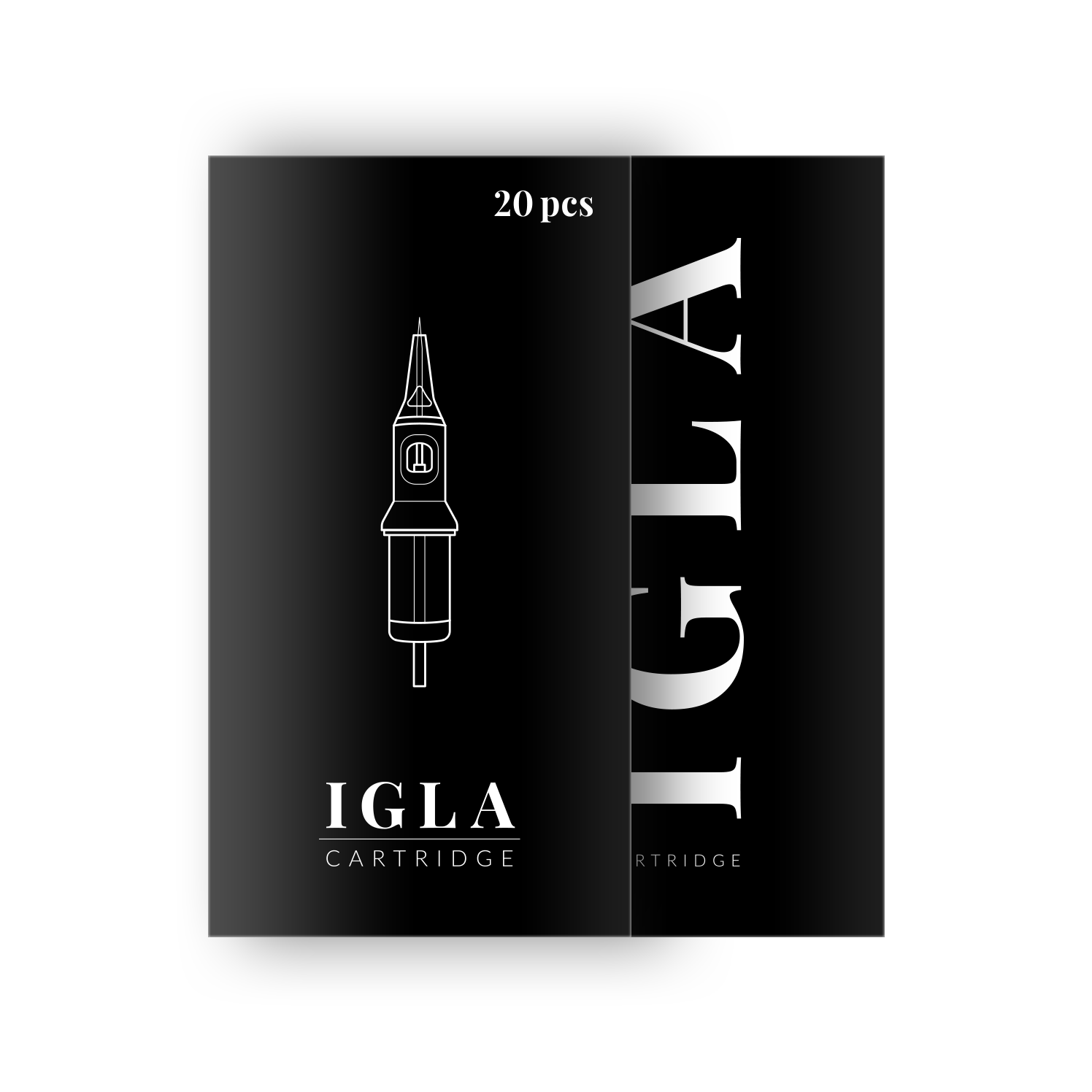 Confezioni verdi IGLA Cartridge da 20 aghi PMU monouso
