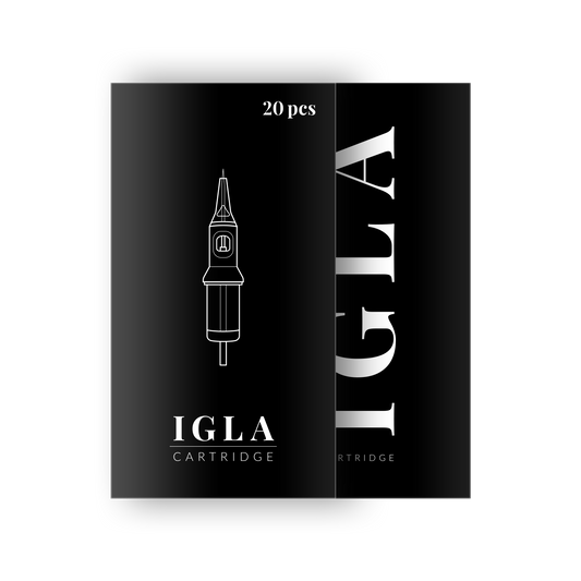 Confezioni verdi IGLA Cartridge da 20 aghi PMU monouso
