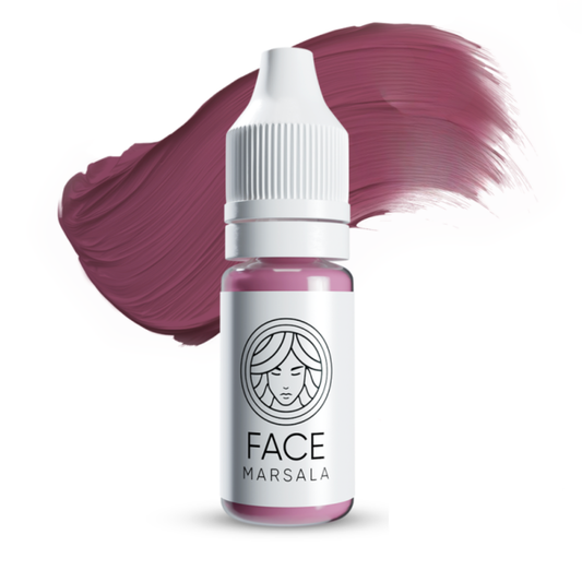 FACE Marsala - Pigmento PMU labbra ibrido nude freddo vinato (6 ml) - REACH