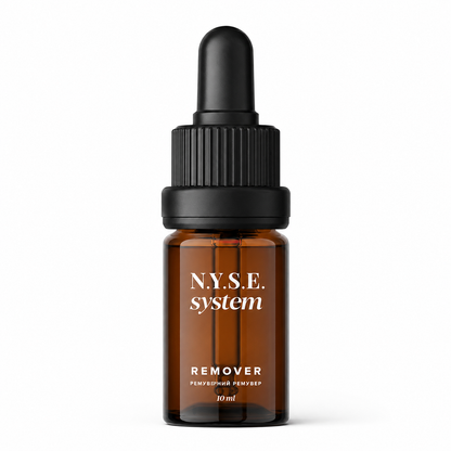 Flacone NYSE Hybrid Remover da 10 ml per protocolli di rimozione del trucco permanente