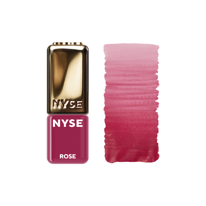 Pigmento PMU labbra NYSE Rose con swatch rosa freddo per lip blush, baby lips e trucco permanente professionale