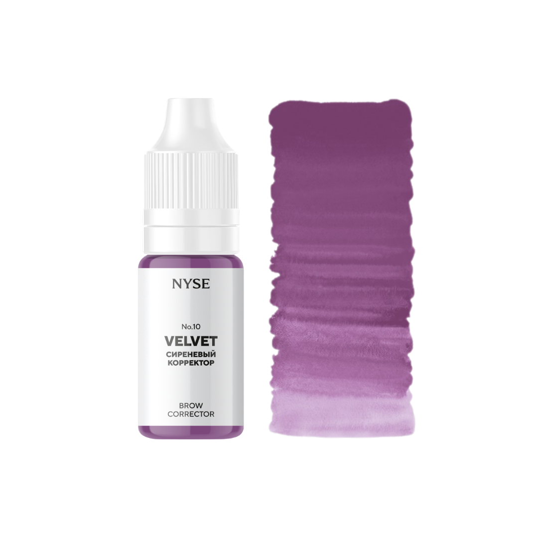 NYSE Velvet N.10 – Correttore Viola per Sopracciglia PMU – 5 ml