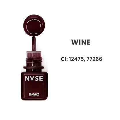 NYSE Wine pigmento PMU labbra color vino con Color Index CI 12475 e CI 77266