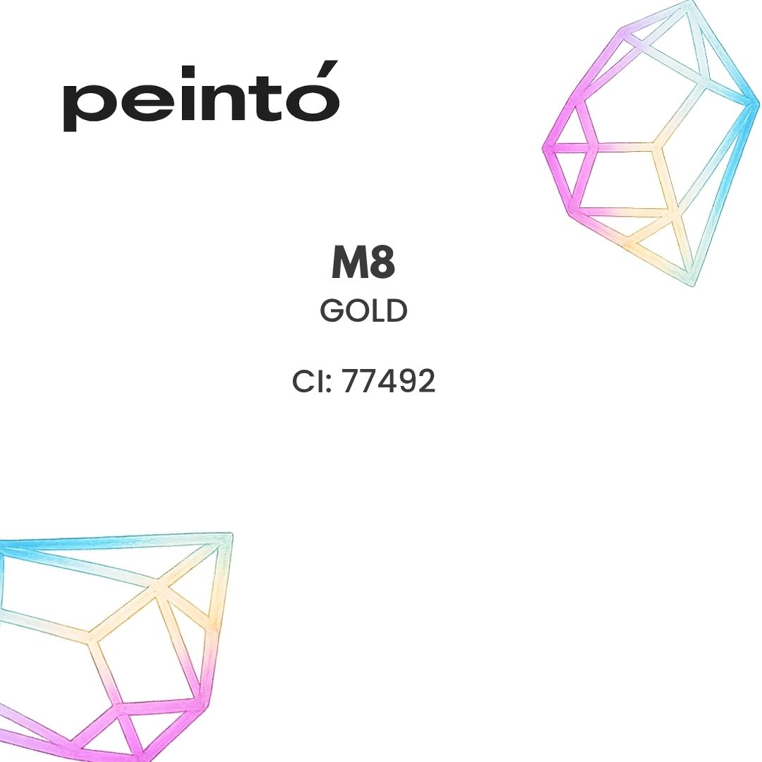 Scheda Color Index del correttore minerale Peintó M8 Gold con CI 77492.
