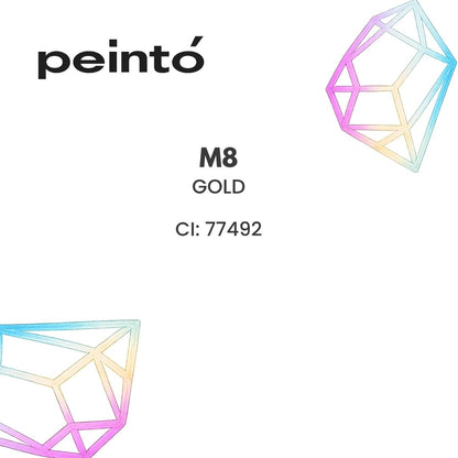 Scheda Color Index del correttore minerale Peintó M8 Gold con CI 77492.
