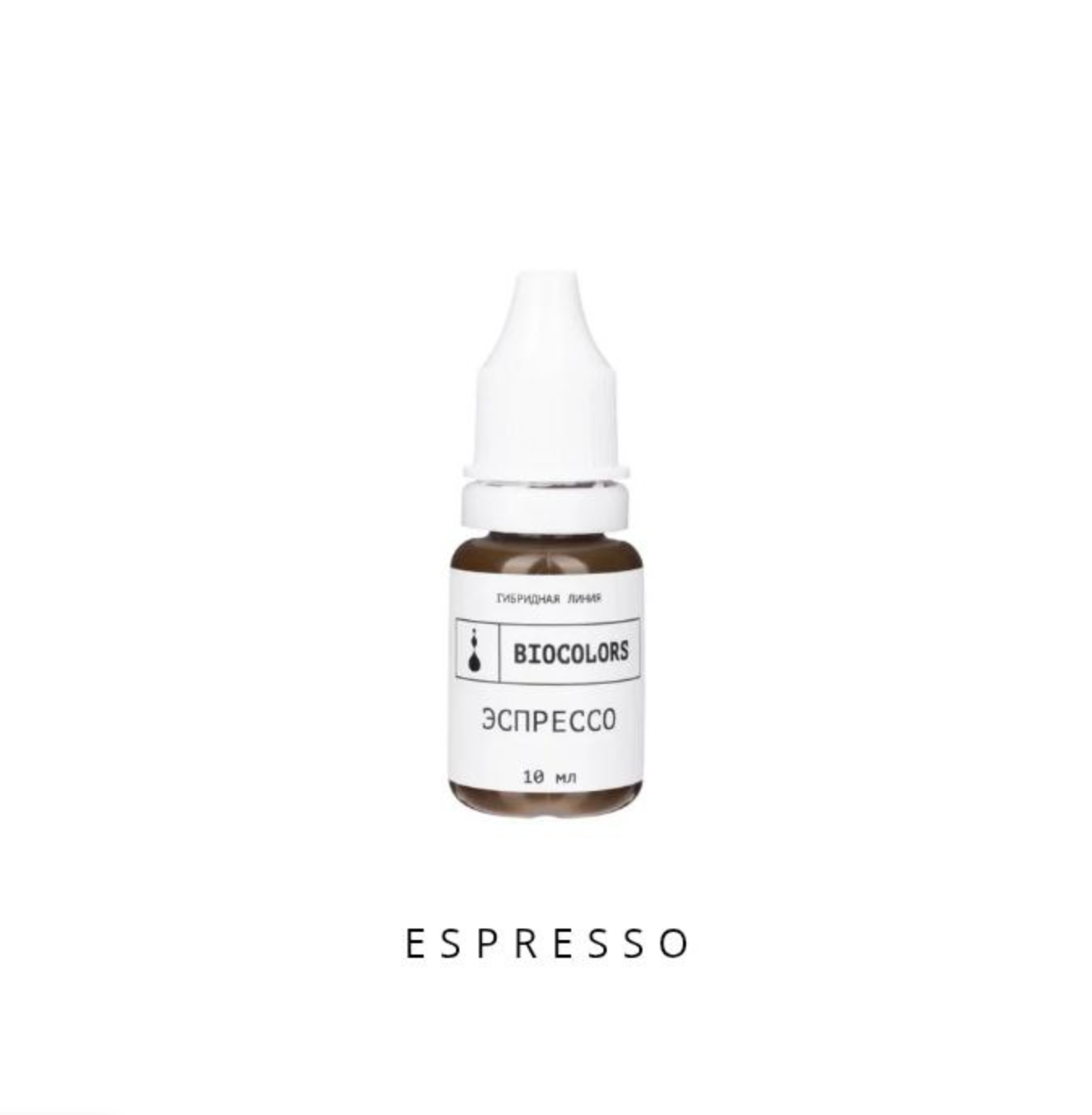 Pigmento sopracciglia Biocolor Espresso Ibrido 10 ml marrone scuro freddo