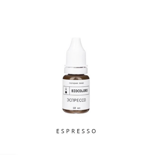 Pigmento sopracciglia Biocolor Espresso Ibrido 10 ml marrone scuro freddo