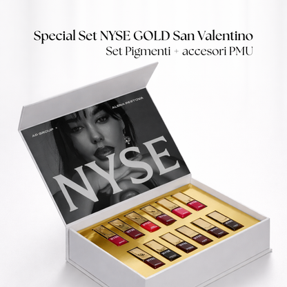 NYSE Gold Set Special Edition | 12 Pigmenti + accessori PMU