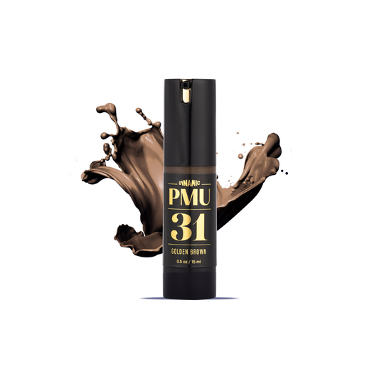 Pigmento Dynamic PMU 31 Golden Brown  Marrone dorato caldo per trucco permanente sopracciglia