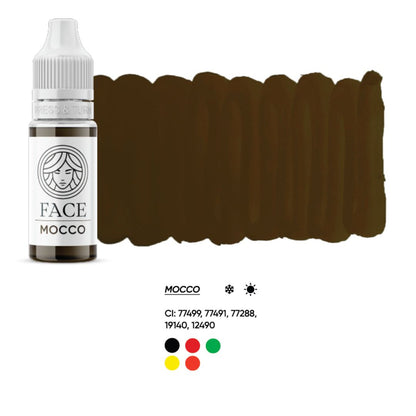 Pigmento PMU CHESTNUT marrone scuro naturale per sopracciglia INCI