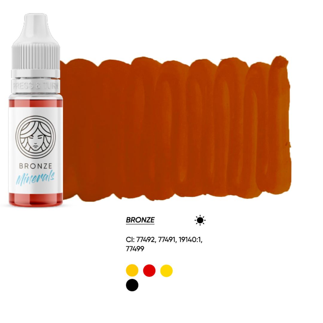 pigmento pmu face mineral trucco permanente bronze inci