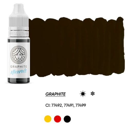 pigmento pmu trucco permanente minerale face graphite per sopracciglia intense INCI