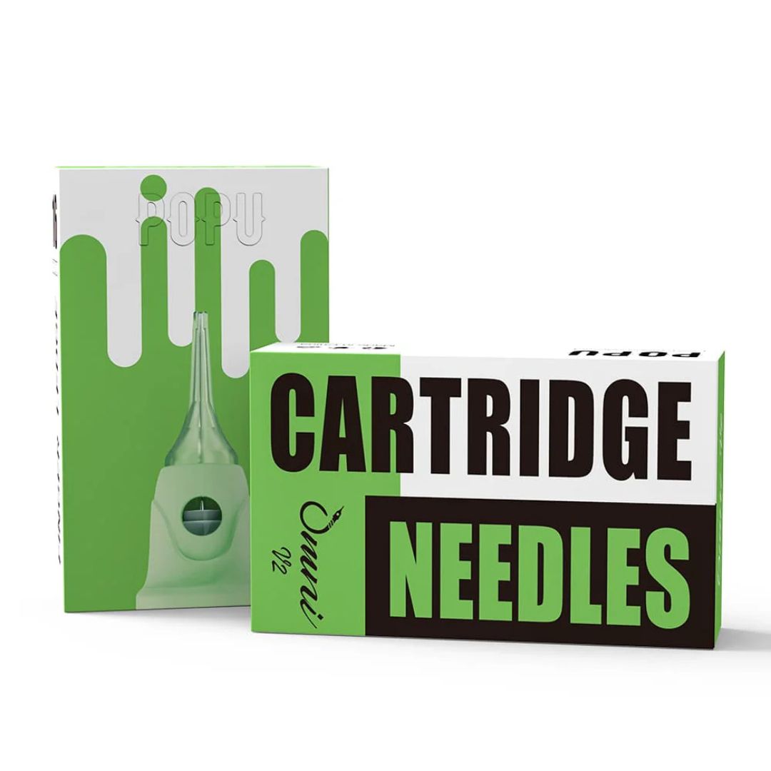 POPU OMNI V2 cartridge needles PMU pack 16: cartucce professionali con membrana anti-backflow